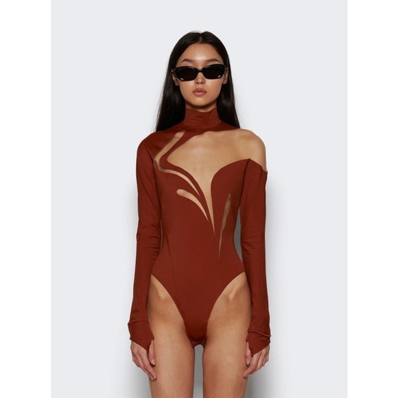 Mugler Sienna Swirly Bodysuit - NWT - Picture 3 of 5